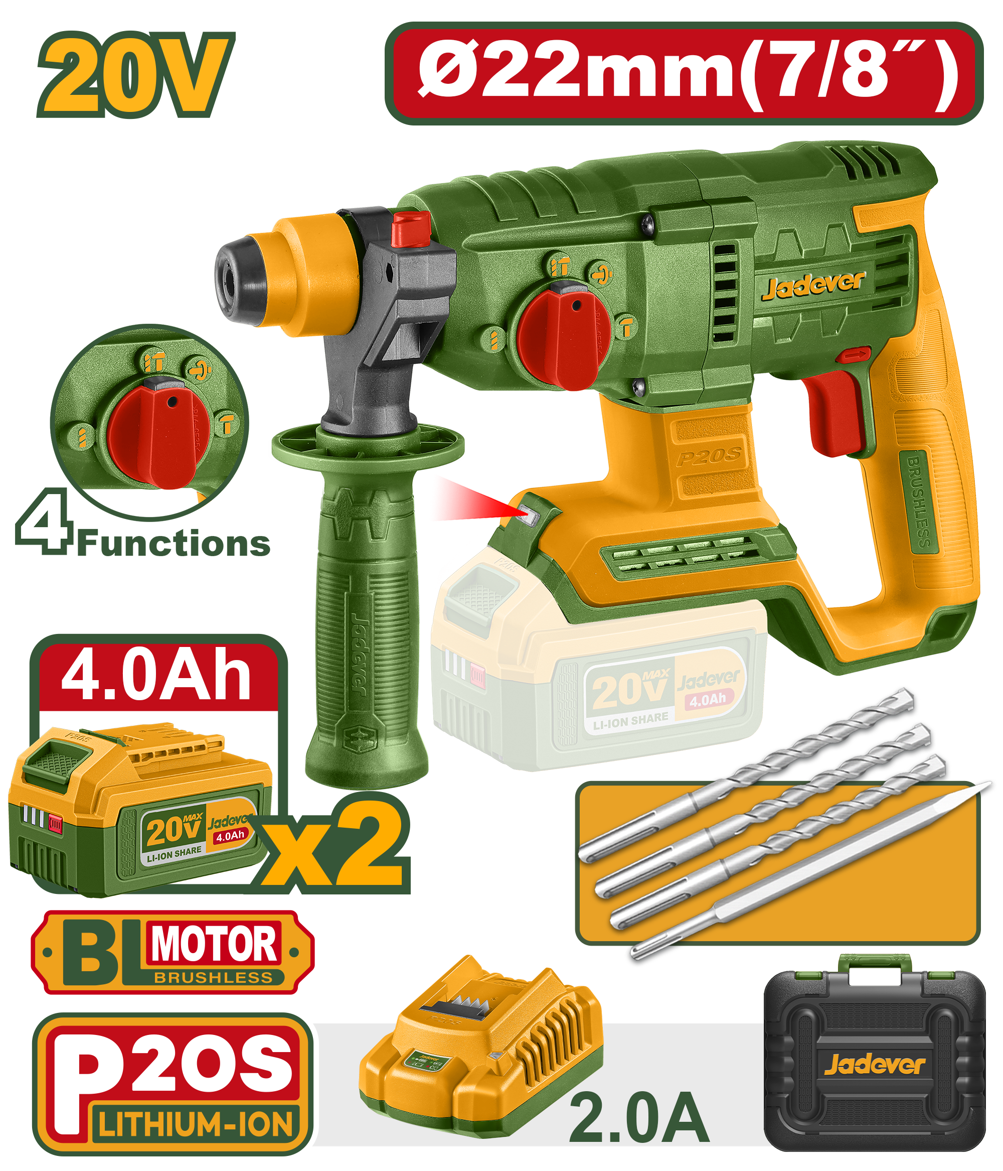 Marteau perforateur sans fil