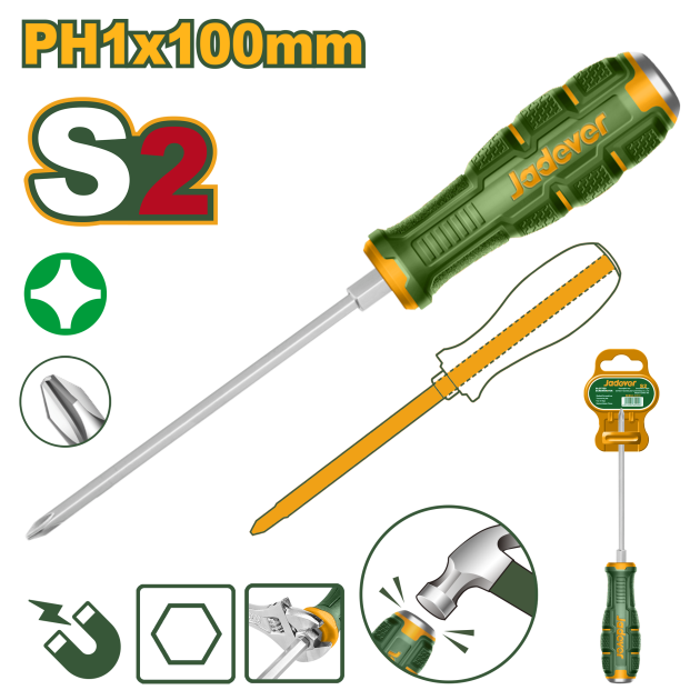 Tournevis traversant Phillips