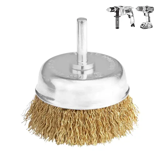 Brosse metalique visseuse perceuse 3 pouces ingco