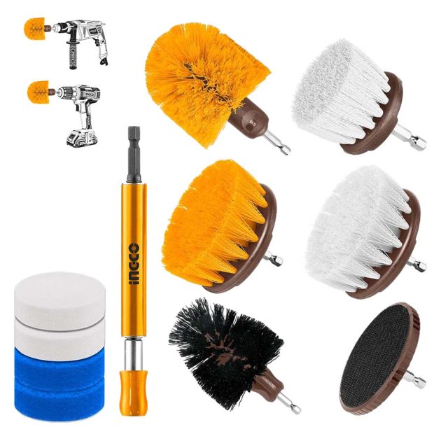 Brosses de nettoyage ingco 11 pcs