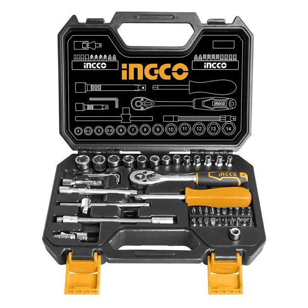 Coffret clicket 45 pcs ingco