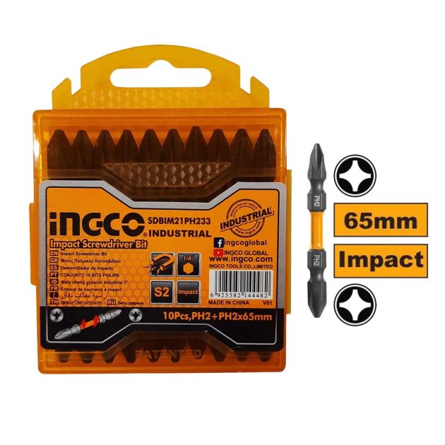 Embouts ingco noir 10 pcs