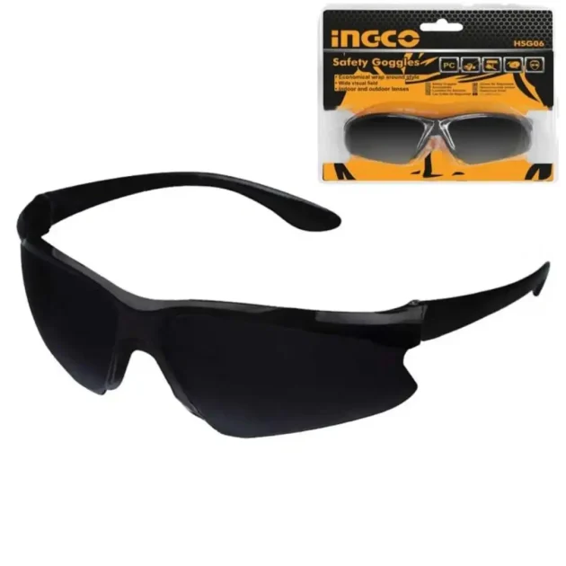 Lunette de protection noir ingco