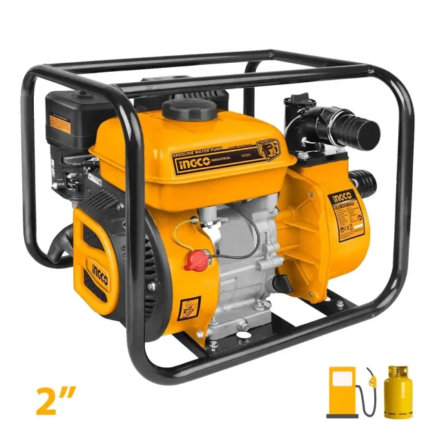Moto-pompe essence gaz ingco 50mm 7hp