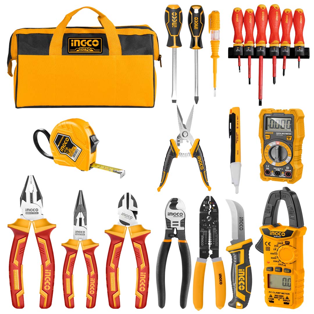 Pack electricien 21 pcs ingco