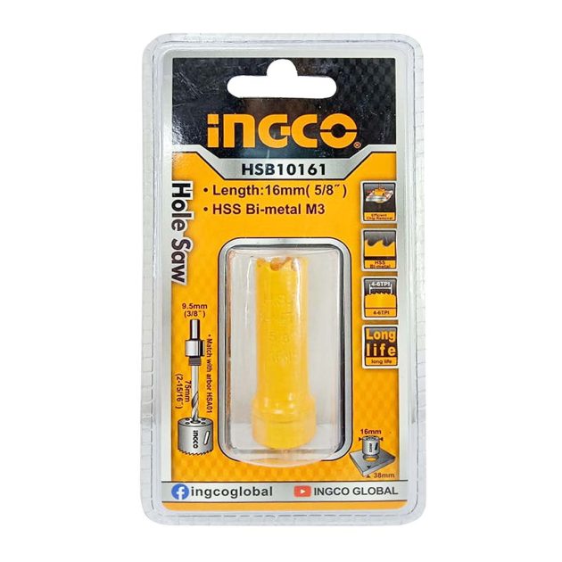 Scie a cloche bi-metal ingco 16mm