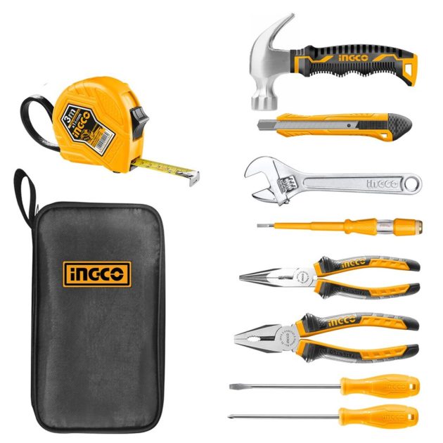 Trousse a outils 9 pcs ingco