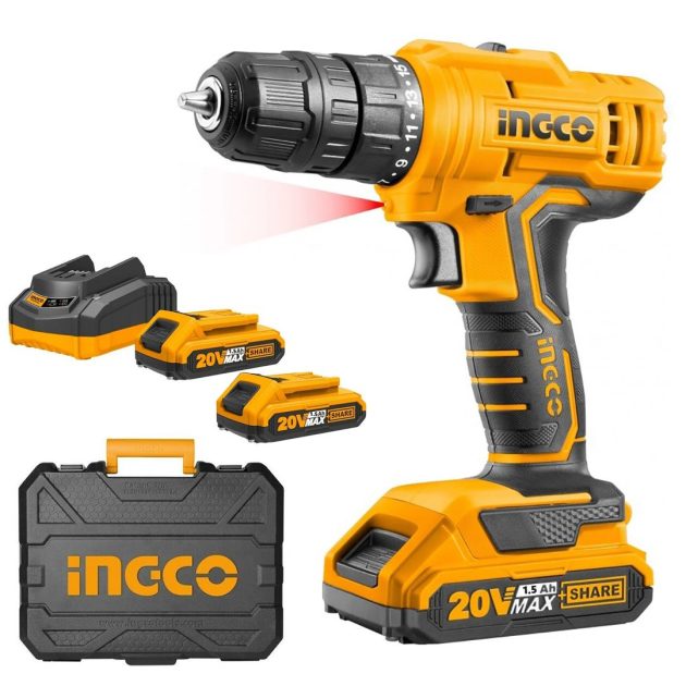 Visseuse ingco 20v 2bat 1.5a
